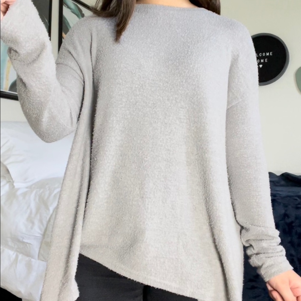 Gray Light Fleece Long sleeve